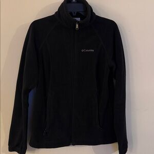 Columbia Midnight Black Full-Zip Fleece